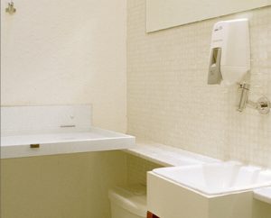 banheiro recepção consultório 35m2